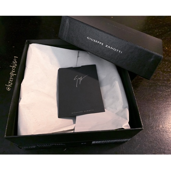 🎁giuseppe zanotti NEW silver croc leather designer belt - Picture 6 of 7